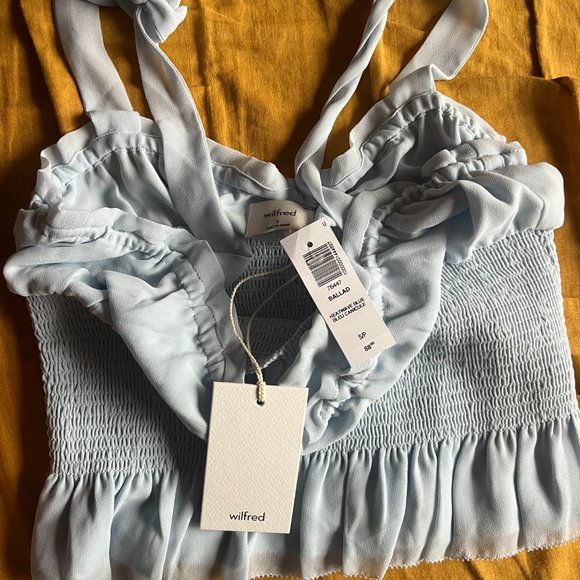 Aritzia Wilfred light blue tank top - Picture 3 of 4